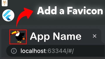 Flutter Tutorial - How to Add a Favicon | Flutter Web App Icon