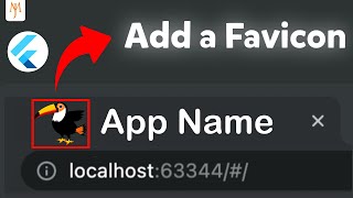 Flutter Tutorial - How to Add a Favicon | Flutter Web App Icon