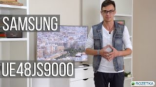 Samsung UE48JS9000: обзор телевизора(Цена и наличие Samsung UE55JS9000: http://rozetka.com.ua/samsung_ue55js9000txua/p3569864/ Цена и наличие Samsung UE65JS9000: ..., 2015-07-24T07:00:00.000Z)