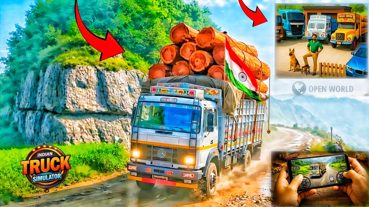 Truck Master India Gameplay Hindi Indian Truck Driving Game