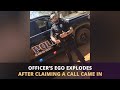 Cop Claims a Call Came In Then Shows His True Colors