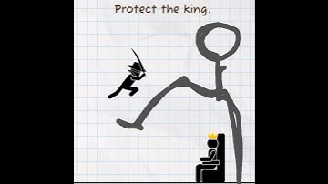 Protect the king #shorts #draw2save