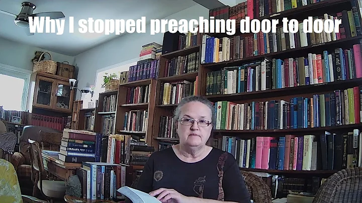 JOB -- A single Bible book stopped me preaching door-to-door as one of Jehovah's Witnesses