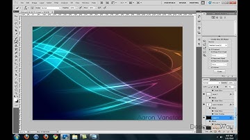 Photoshop Tutorial: Glowing Abstract Background