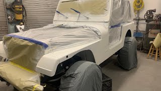 Prepping a Jeep YJ for paint