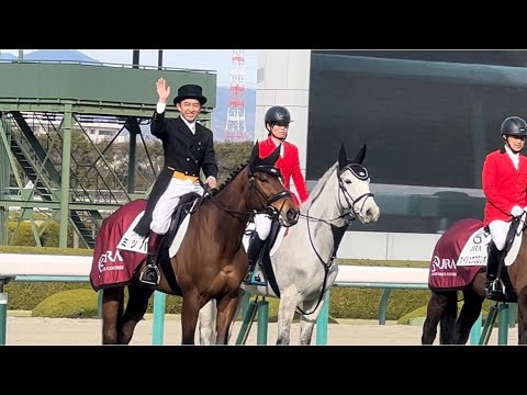 【福永祐一（騎手）最後の芝コース騎乗】チューリップ賞の誘導馬に騎乗した福永祐一（騎手）
