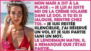 À la plage, il a humilié ma jalousie — alors j’ai pris un vol et je suis partie sans un mot.