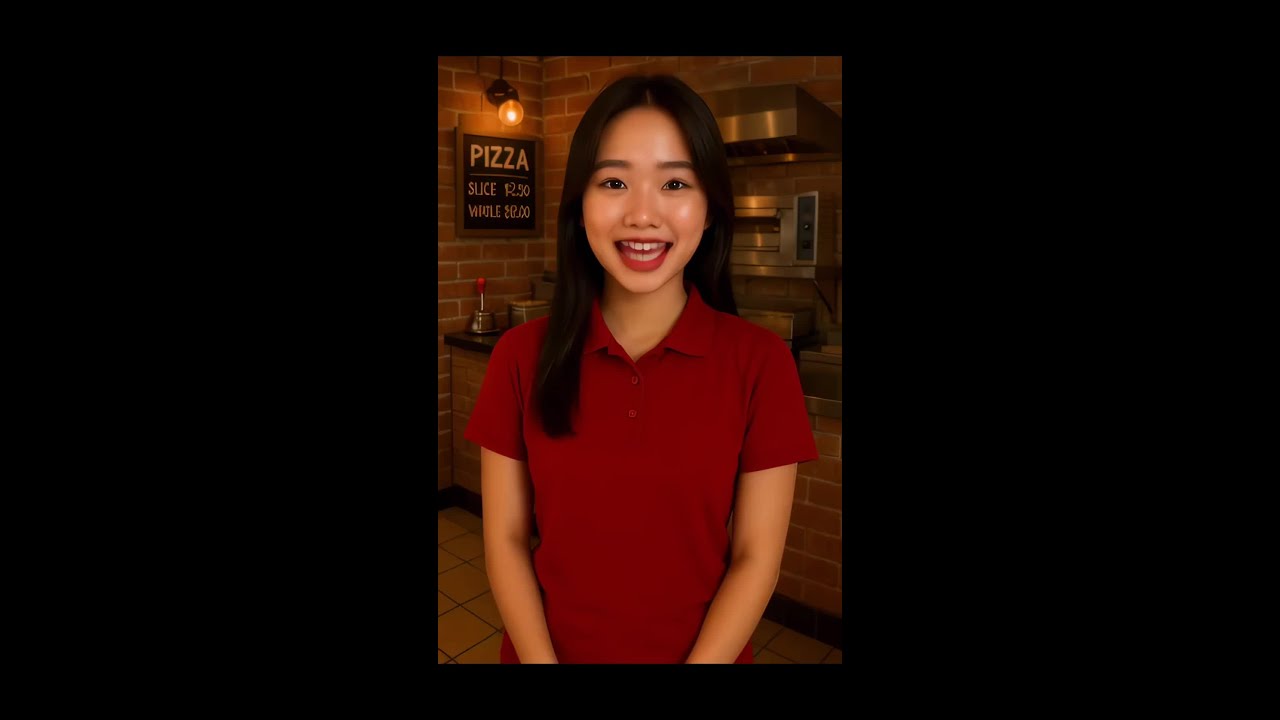 This AI Girl Wants to Sell You Pizza (And She Never Takes a Day Off)