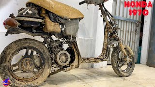 Restoration Engine HONDA 1970 | Restore Motocycle Engine