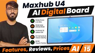 Maxhub U4 Smart Board Features & Price | Maxhub U4 Digital Board |  Complete Demo and Honest Review