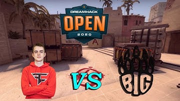 Broky POV (FaZe) vs BIG / mirage / 29-19  / DreamHack Open Fall 2020