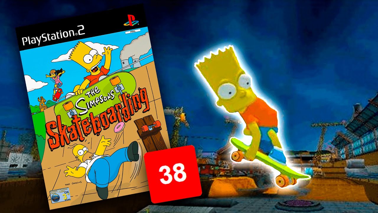 The Simpsons - Skateboarding - PS2 - Mastra Games