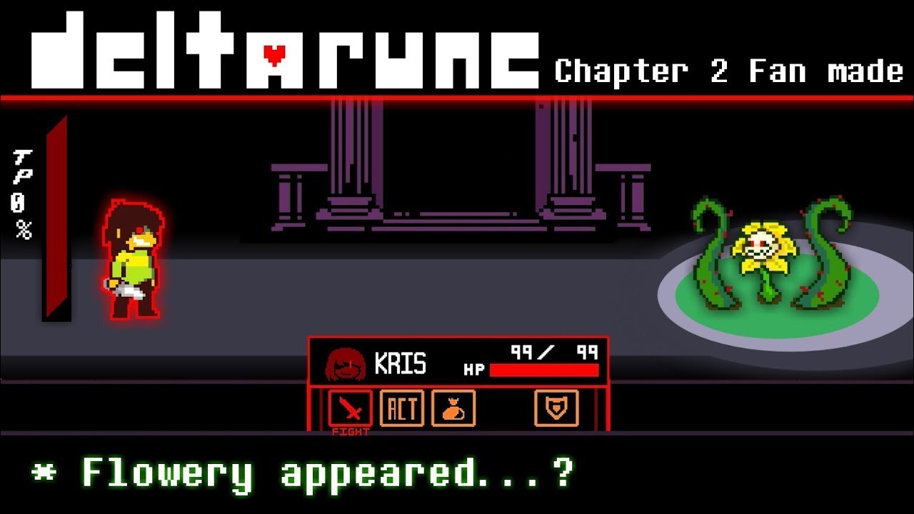 Flowey Rising Forth Deltarune Chapter 5 Soundtrack Youtube 