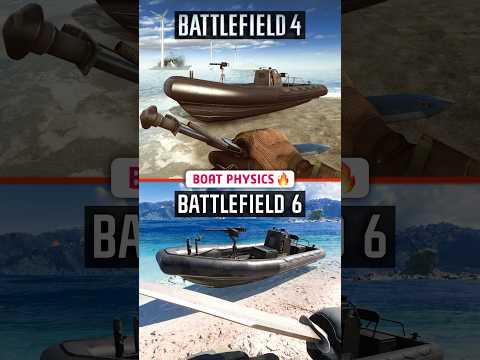 13 Years Later - Same Boat Mechanic (BF6 VS BF4 Comparison) 🔥 #battlefield6 #battlefield #bf6 #bf4