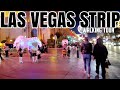 【4K⁶⁰】 LAS VEGAS STRIP || WEEKDAY NIGHT WALKING TOUR MIRAGE TO MGM 🌡49°F FEBRUARY 2021