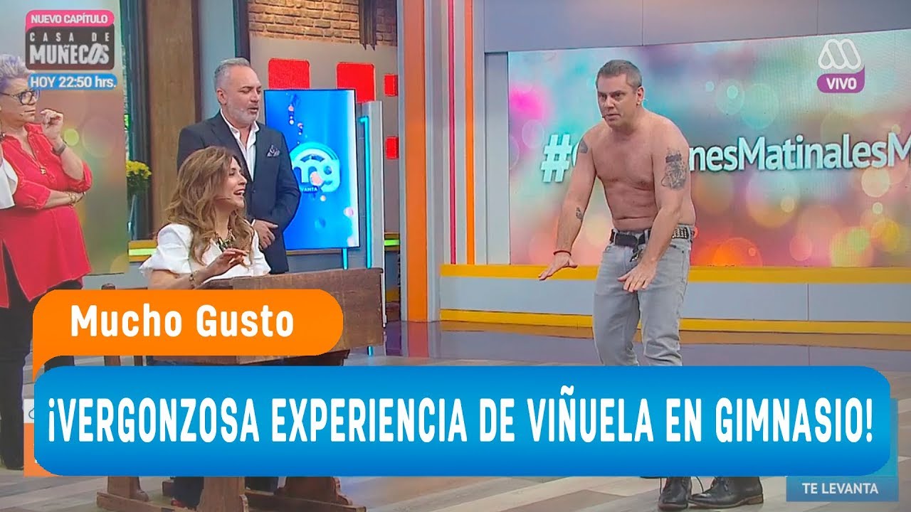 Vergonzosa experiencia de Viñuela en el gimnasio - Mucho gusto 2018