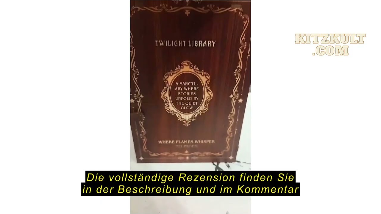 Produktbewertung FIVAVA Book Nook Kit für Erwachsene - 3D Holzpuzzle Miniatur Haus, DIY Puppenhaus H