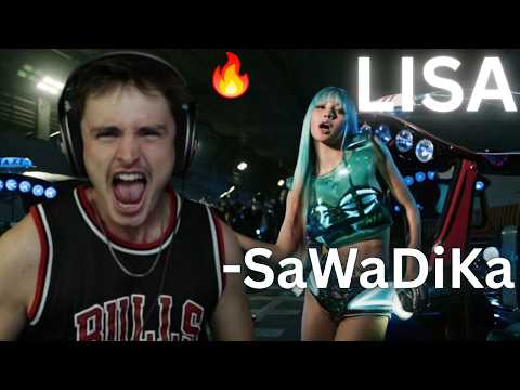 American Reacts To LISA - SaWaDiKa (Official Music Video)!