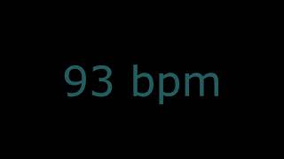 Metrónomo 93 bpm 4/4-Volumen Alto - Para practicar ejercicios de Guitarra Eléctrica-Bajo-Batería.