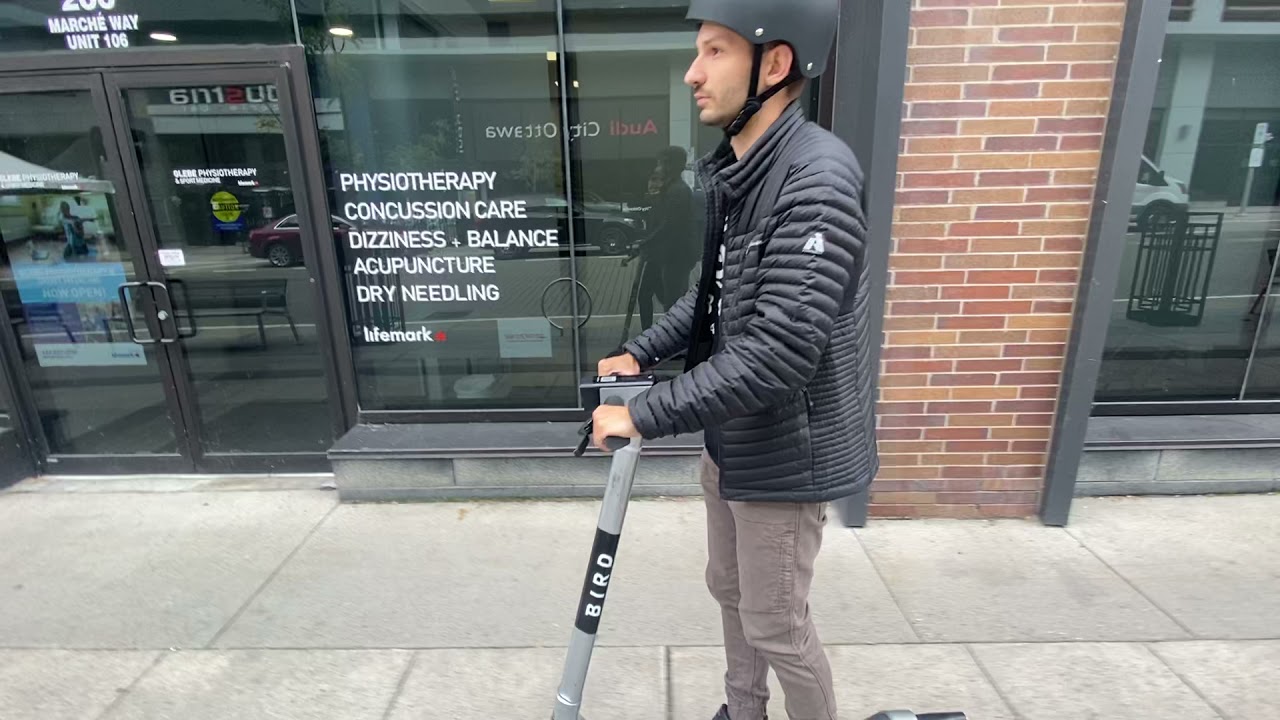 Bird Demonstration of Sidewalk Ride Detection Technology at Lansdowne Park, Ottawa
