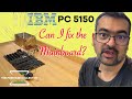 IBM 5150 PC journey Pt. V: Test, Fix &amp; Configure the Mainboard [+5153 +cassette +floppy shenanigans]