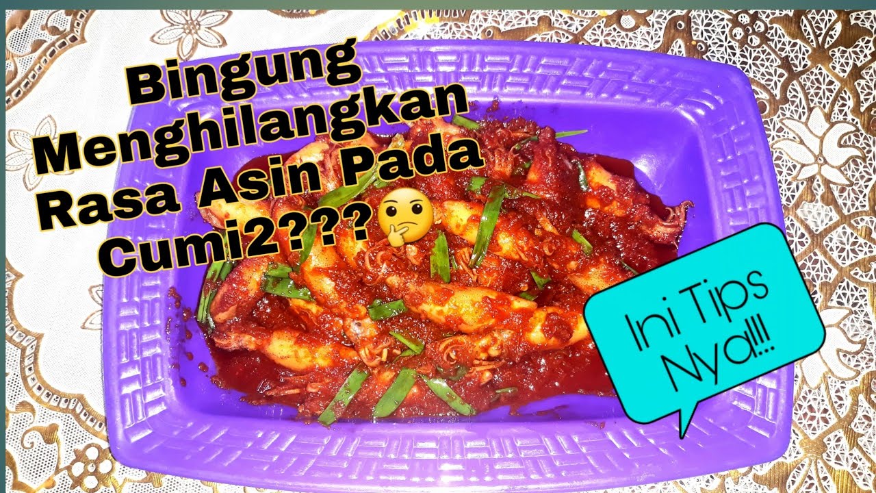 CARA MENGHILANGKAN RASA ASIN 