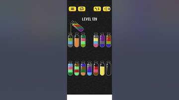 cups water sort puzzle level 139