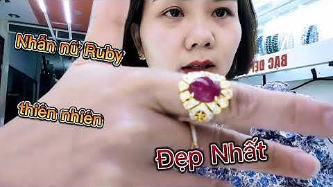 Nhẫn nữ Ruby thiên nhiên đẹp nhất, TL 2 chỉ, giá sỉ 6500kl 0948 191 886l Thuy Anh jewelry