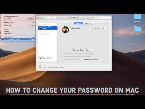 How to Change Your Password on Mac