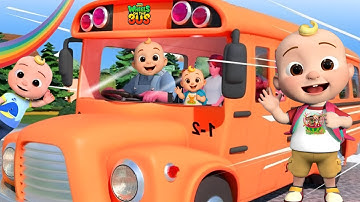 [ 5 MINUTE LOOP ] 🚍 Wheels on the Bus Sound Variations Remix 🎶 || Several Version | Giggle Rhymes