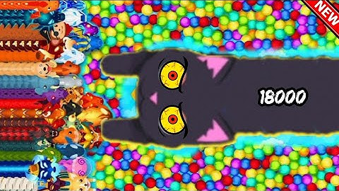 Speedrun 18000 score in less than 12 minutes in Snake.Io! Best Snakeio Gameplay