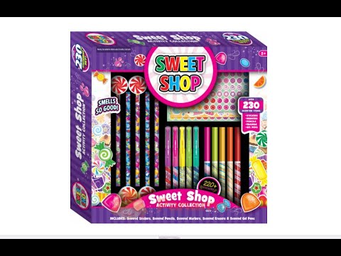 Ароматний набір для творчості Scentos Sweet shop Активіті 230 елементів (42079) (10-560283)