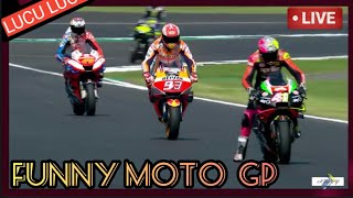 Lucu terbaru bikin ngakak versi MOTO GP, sampai baku hantam