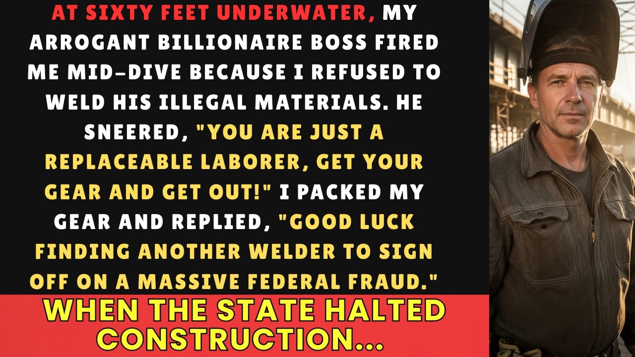 Billionaire Boss Fired Me Mid-Dive To Hide Illegal Welds—I Exposed Federal Fraud, He Lost Everything