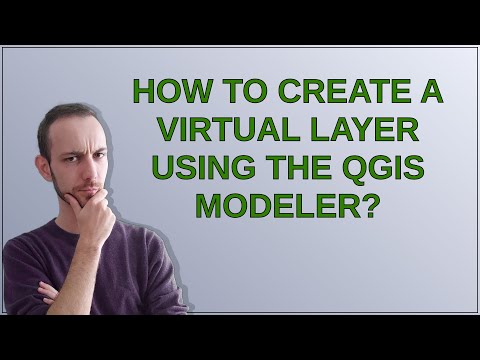 How to create a Virtual Layer using the QGIS Modeler?