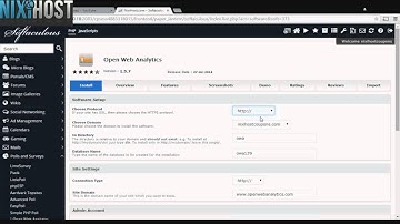 Installing Open Web Analytics with Softaculous in cPanel