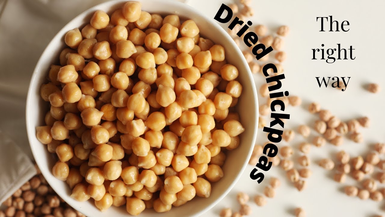 How to prepare dried chickpeas The RIGHT way to cook chickpeas YouTube