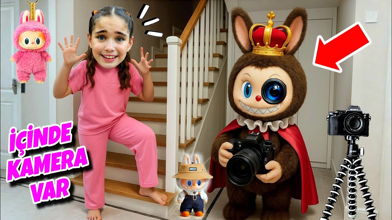 ELİF SİNEM LABUBU GÖZÜNDE KAMERA VAR BİZİ İZLİYOR ‼️ ELİF HEPSİNİ HAVUZA ATTI !! 