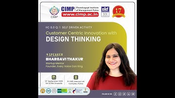 Customer Centric Innovation with Design Thinking