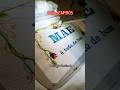 SingerEM9305 bordado finalizado Dia das Mães #shortsvideo