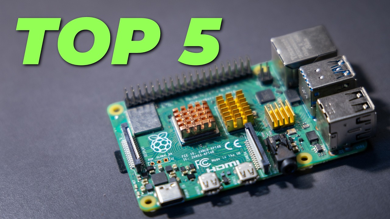 TOP 5 PROYECTOS PARA RASPBERRY PI - Lo que uso a diario: video thumbnail