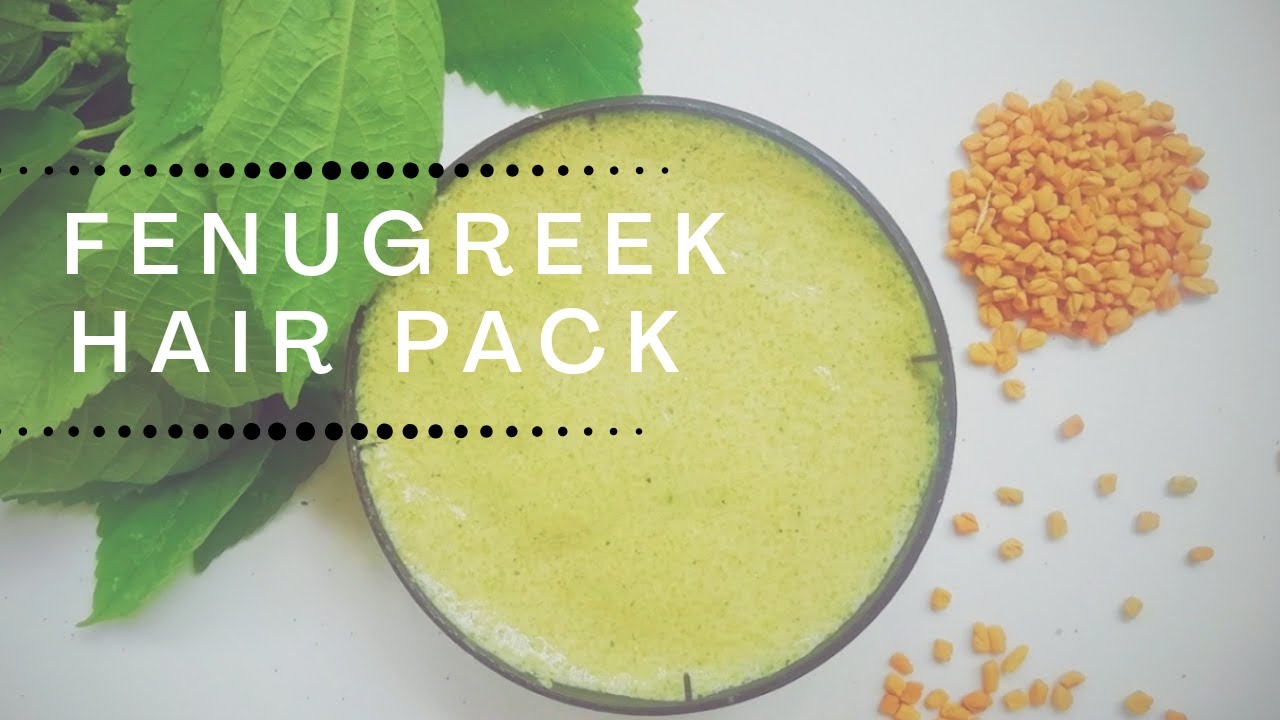 How to Make Fenugreek Hair pack For Preventing Hair Loss & Silky Strong Healthy Hair Homemade