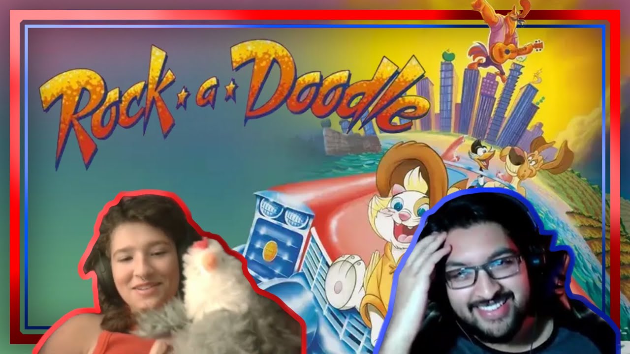 Showing my friend Rockadoodle for the first time