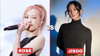 Rose vs Jisoo (BLACKPINK) | Lifestyle Comparison | EvaDoc | 2026