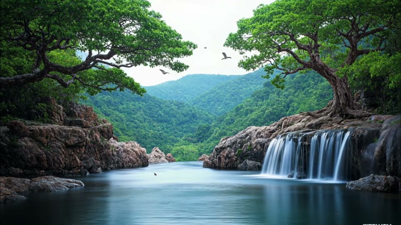 Calming Piano & Water Sounds 💧 Relaxation for Sleep, Healing & Inner Peace,Spa Relax