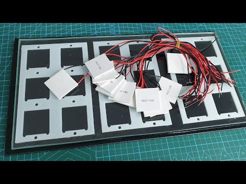 فيديو تجربة انتاج الكهرباء عن طريق حرارة الشمش باستخدام البلتير (peltier)