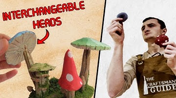 Step-by-Step Guide to Crafting Realistic Foam Mushroom Terrain for D&D, Wargaming and TTRPG