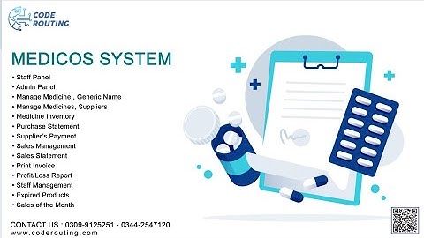 Medicos System | Pharmacy Management System