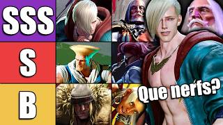 Minha nova tierlist de Street Fighter 6 depois do Patch do Alex