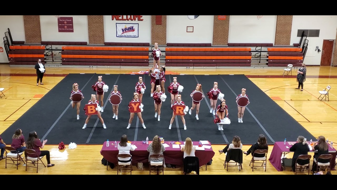 William Byrd High School at Blue Ridge District Cheer Competition 2020